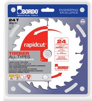 BORDO RAPIDCUT FRAMING SAW 140MM ( 5.1/2'') 18T 